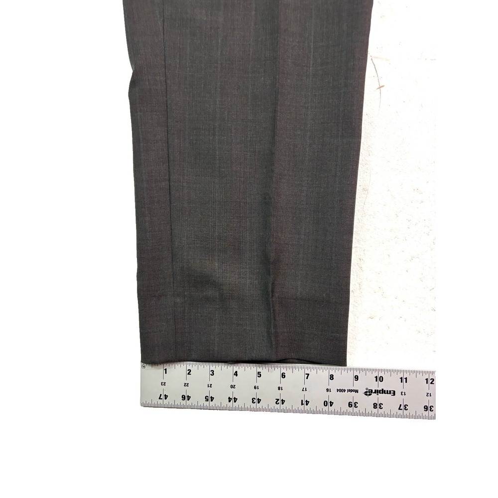 Joseph Abboud 40S 32x28 2pc Pant Suit Gray 100% Wool All Season Two Button - Picture 16 of 16